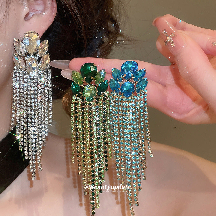 ER538 - Dream Teardrop Tassel Earrings