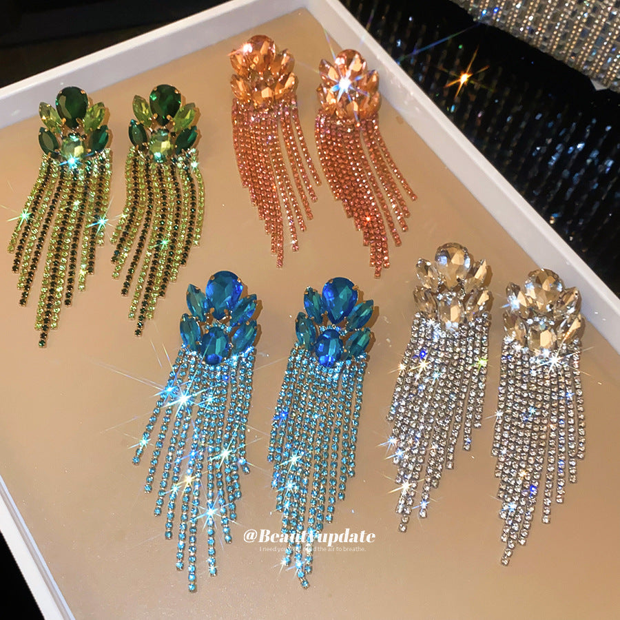 ER538 - Dream Teardrop Tassel Earrings