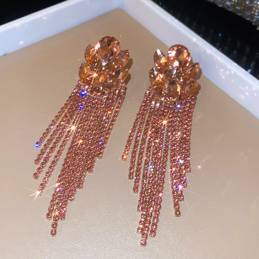 ER538 - Dream Teardrop Tassel Earrings