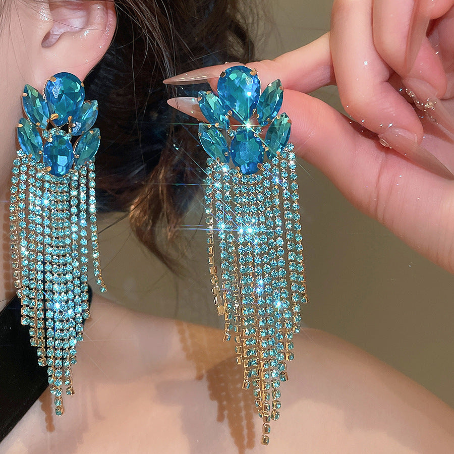 ER538 - Dream Teardrop Tassel Earrings