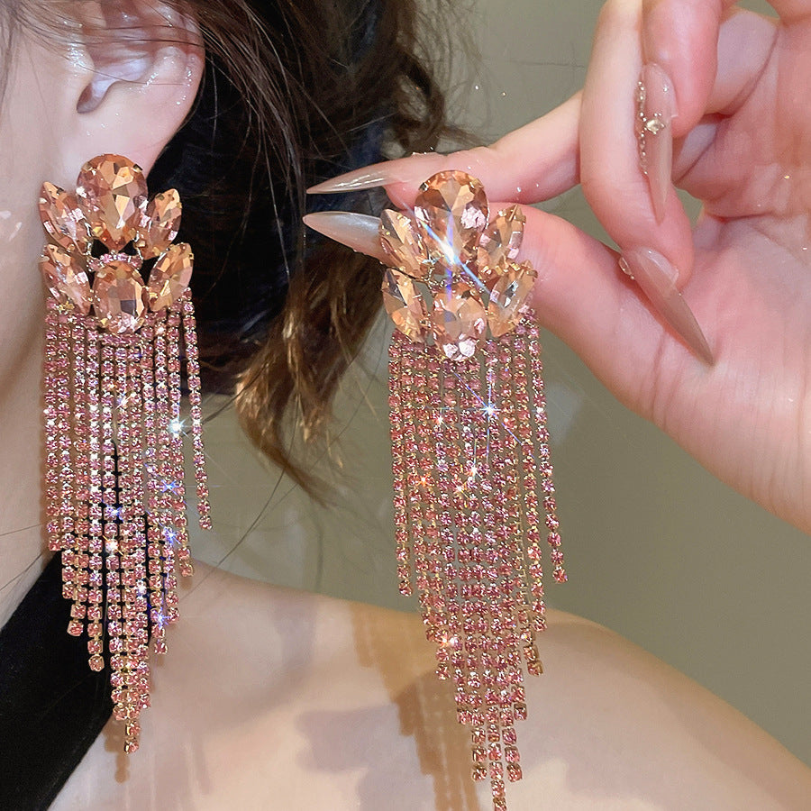 ER538 - Dream Teardrop Tassel Earrings