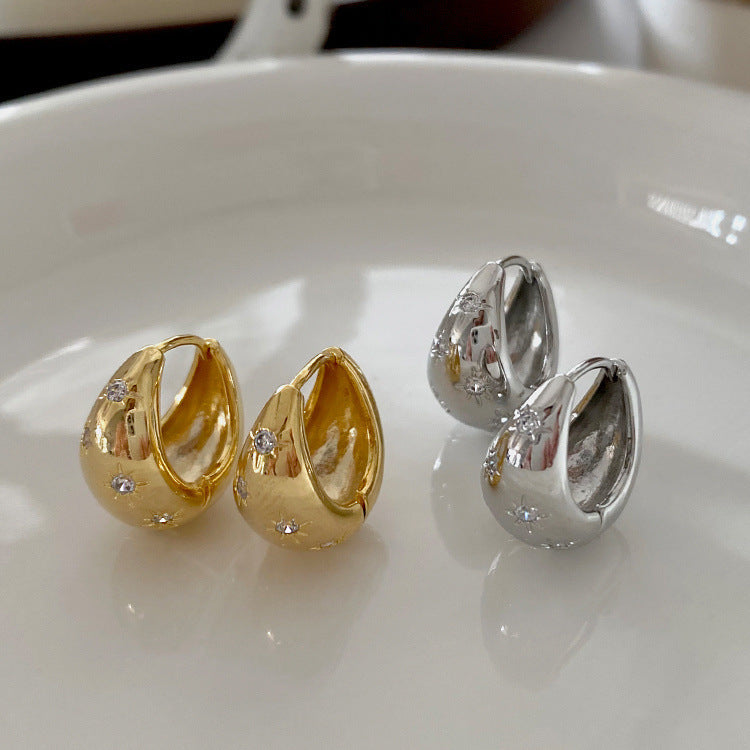 ER556 - Trendy Hoop Earrings