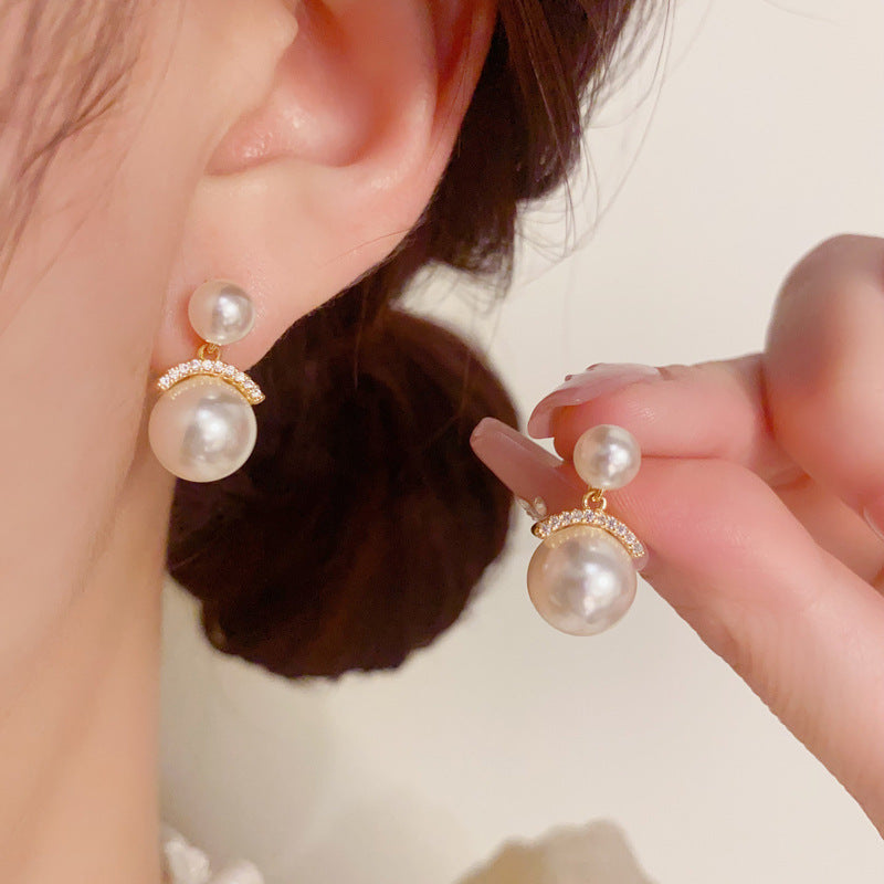 ER561 - Double Pearl Earrings