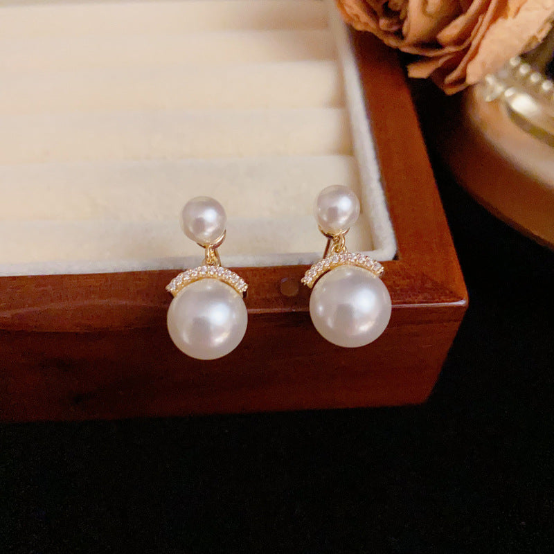 ER561 - Double Pearl Earrings