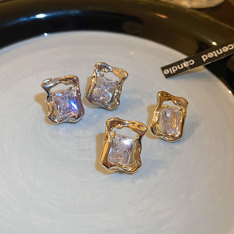 ER475 - Irregular Metallic Earrings