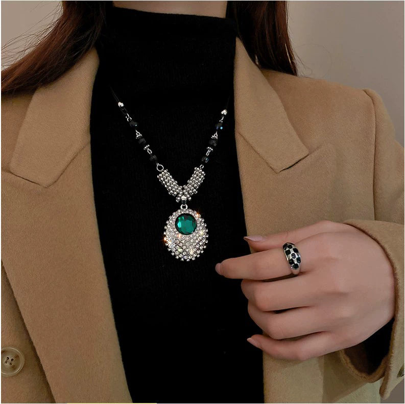 Emerald Gemstone Necklace
