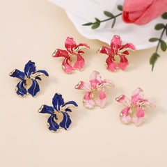 Enamel Vintage Earrings