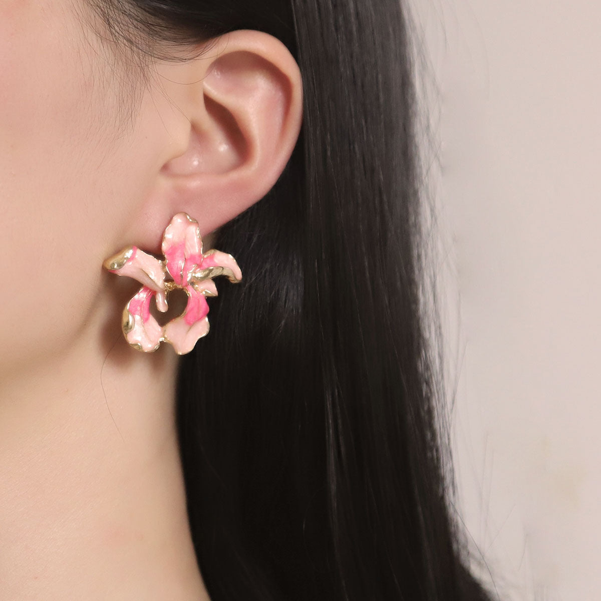 Enamel Vintage Earrings