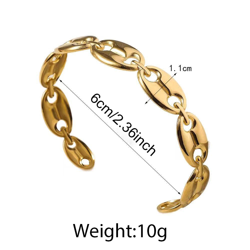 SBRAL10 - Ethnic Style Stainless Steel Bracelet