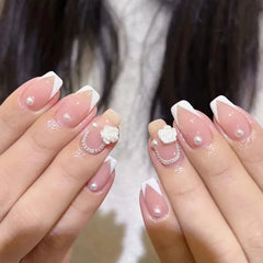 Pure Desire Pink Fake Nails  - 24Pcs