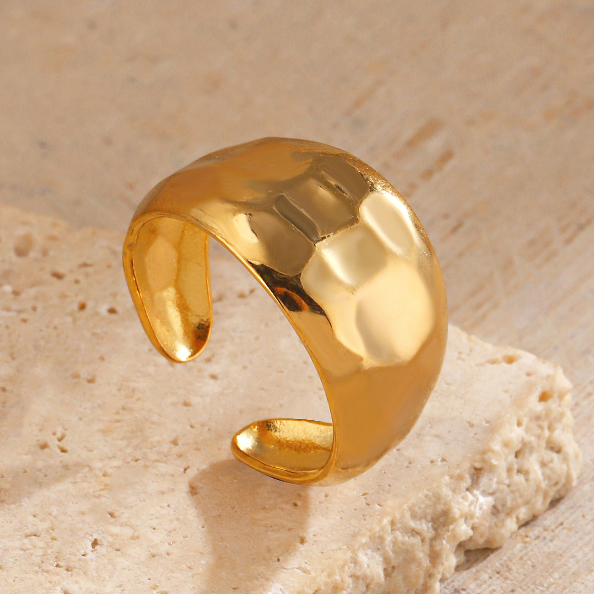 SRNG-53 - Fashion Trend Stainless Steel Ring - Adjustable