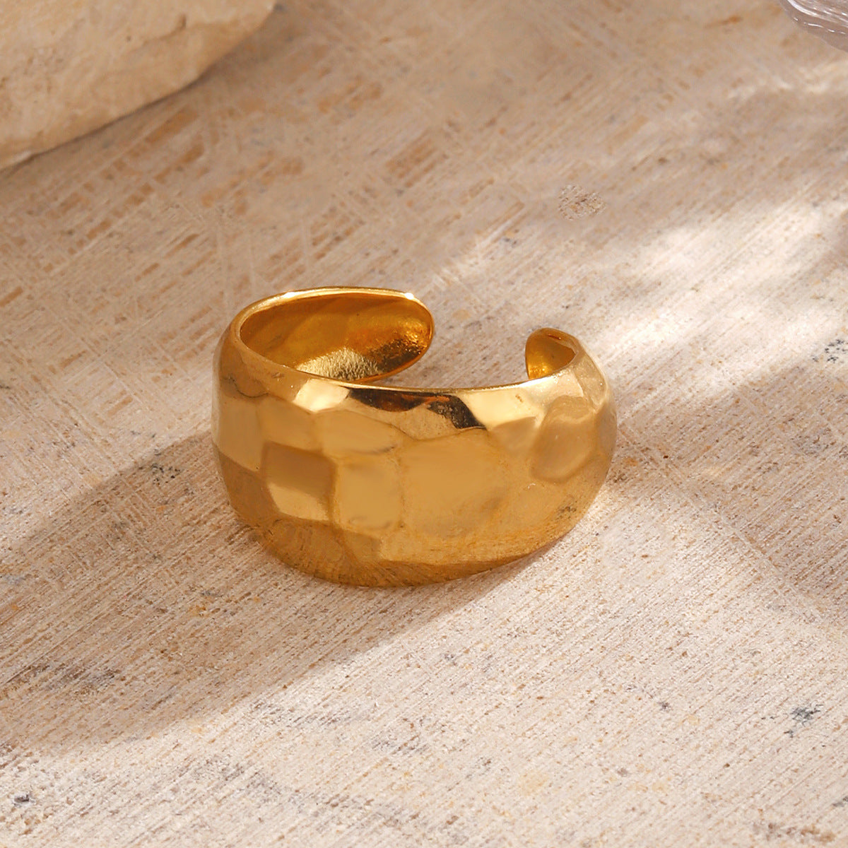 SRNG-53 - Fashion Trend Stainless Steel Ring - Adjustable