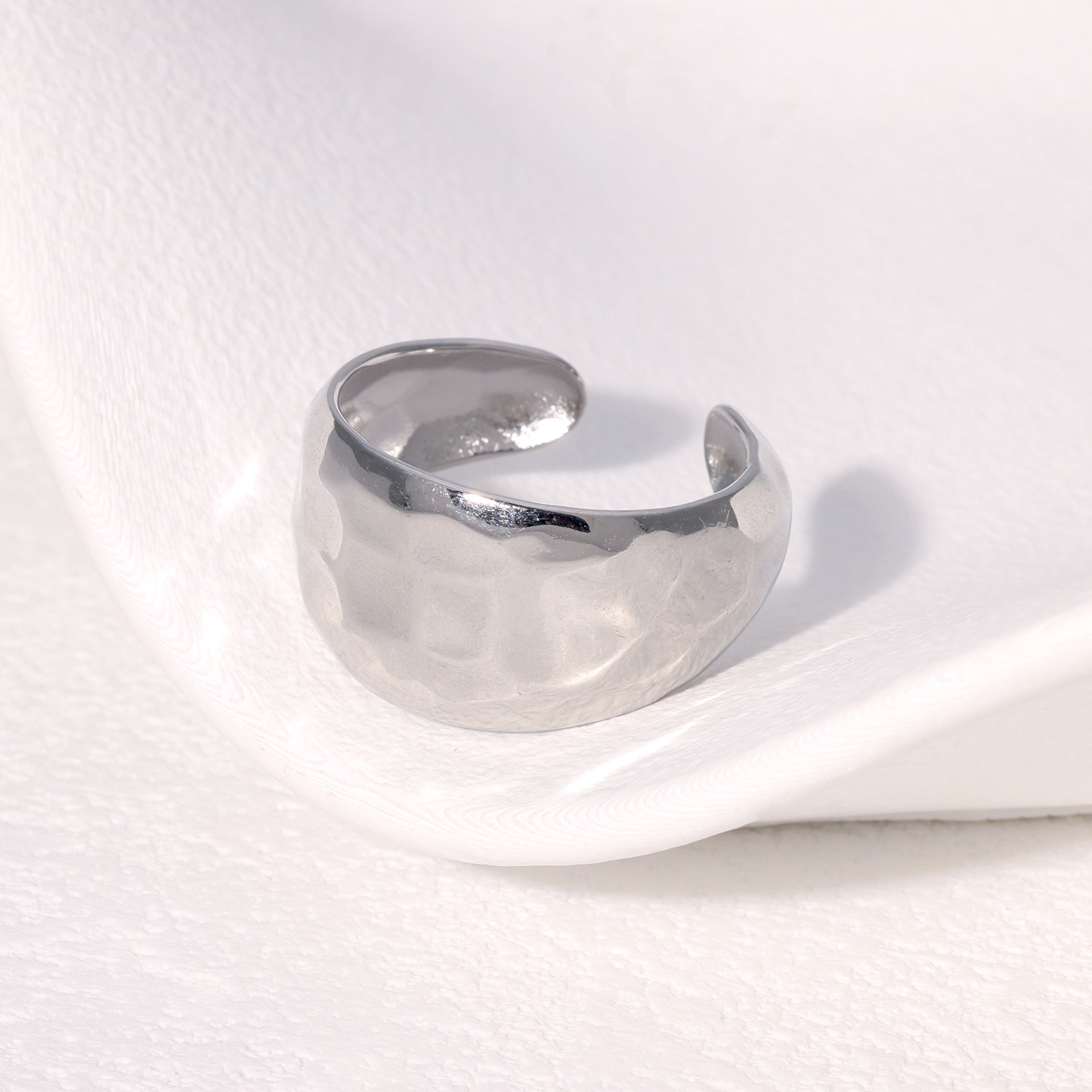SRNG-53 - Fashion Trend Stainless Steel Ring - Adjustable
