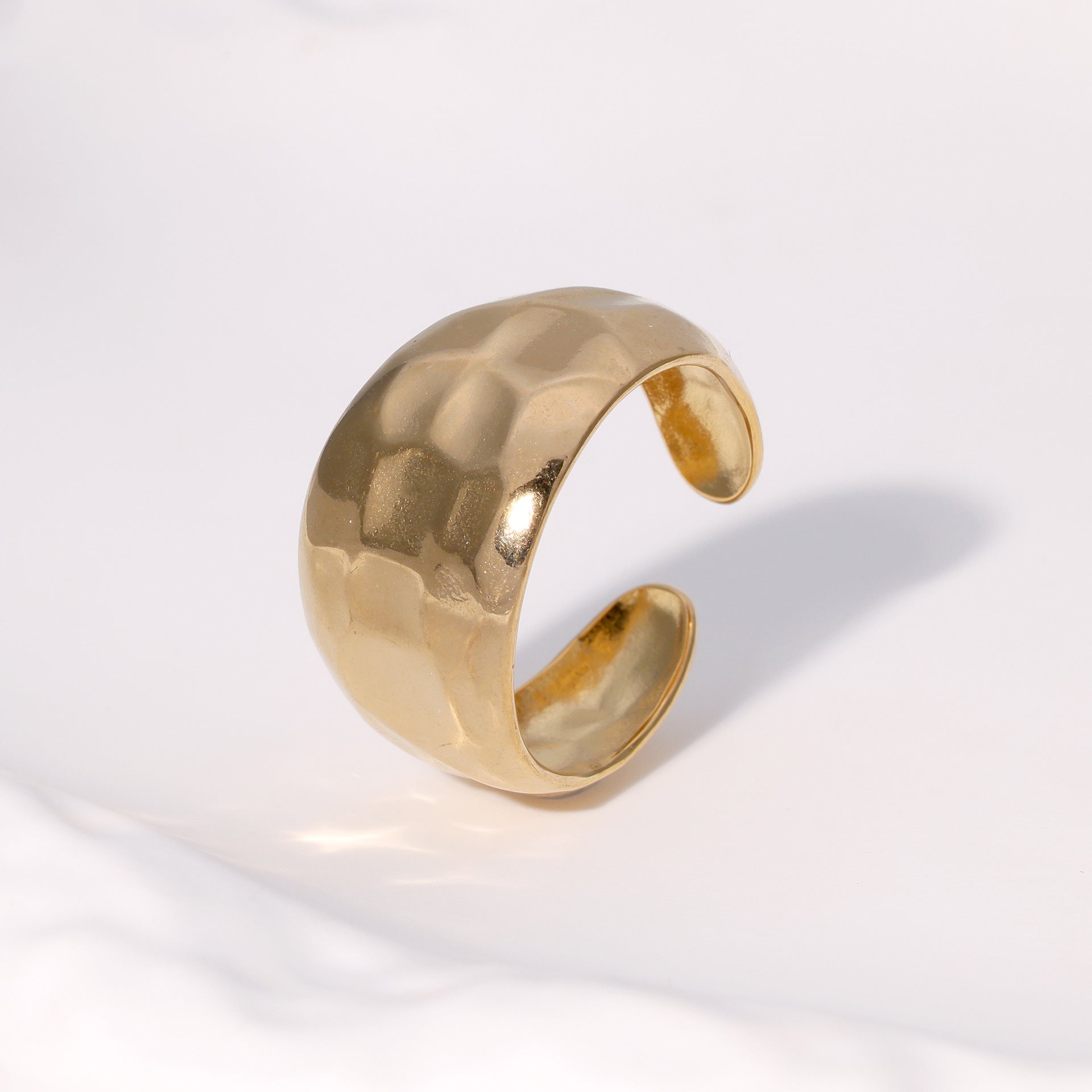 SRNG-53 - Fashion Trend Stainless Steel Ring - Adjustable