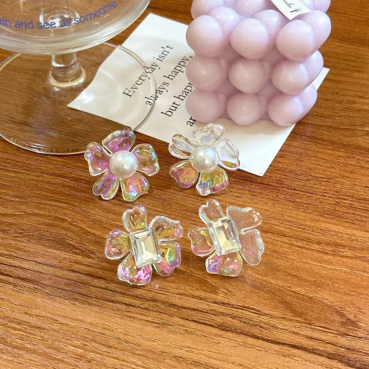 Flower Pearl Earrings