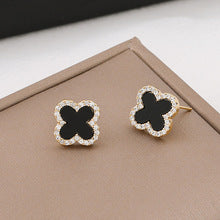 Four-Leaf Clover Stud Earrings