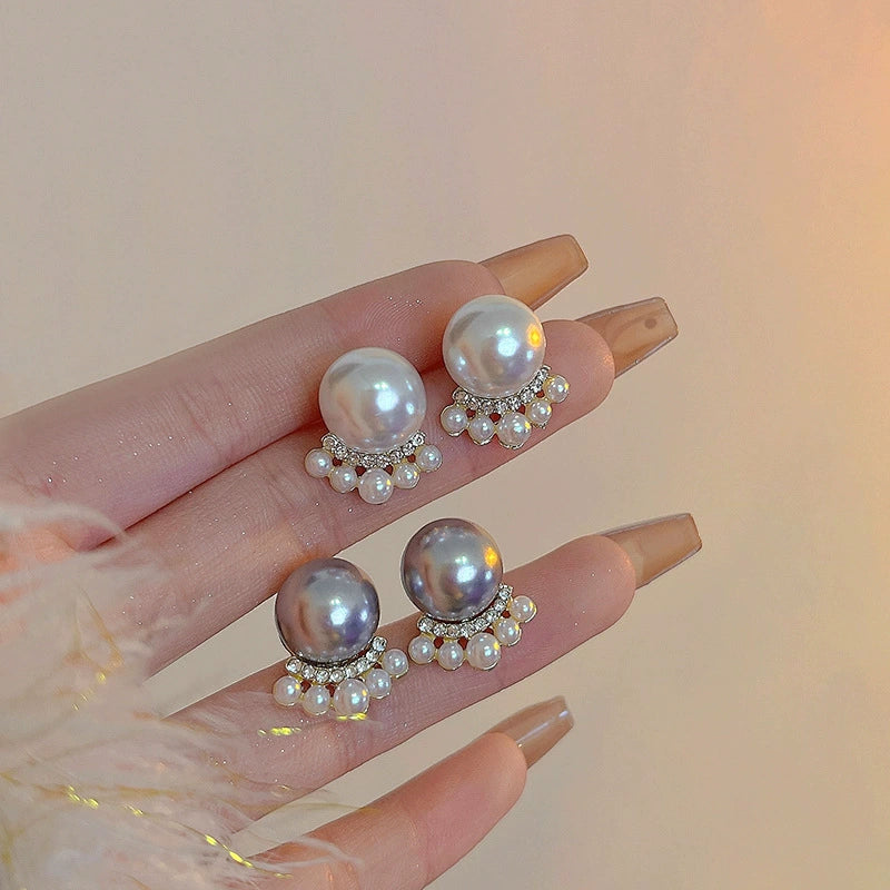 French Cat Claw Pearl Earrings