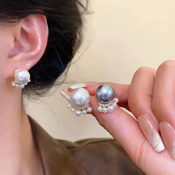 French Cat Claw Pearl Earrings