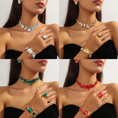 Geometric Jewelry Set 4Pcs