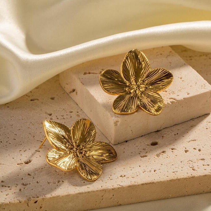 Golden Gleam Bloom Earrings