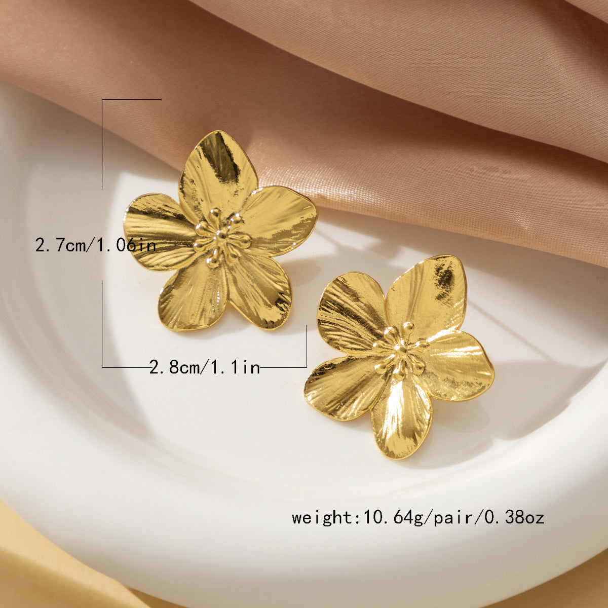 Golden Gleam Bloom Earrings