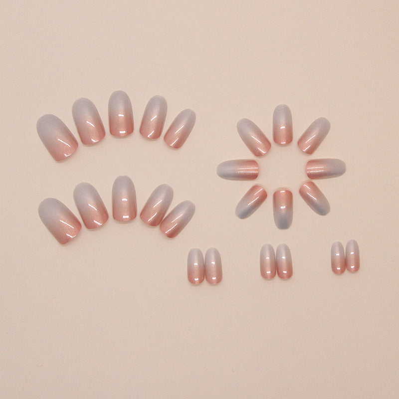 Gradient Fake Nails - 24Pcs