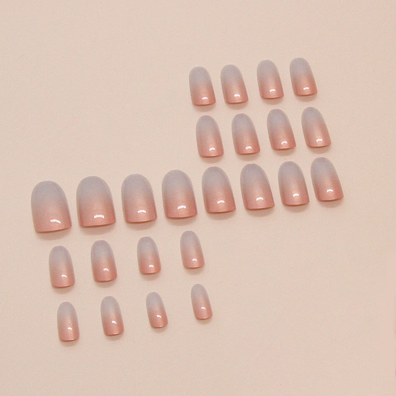 Gradient Fake Nails - 24Pcs