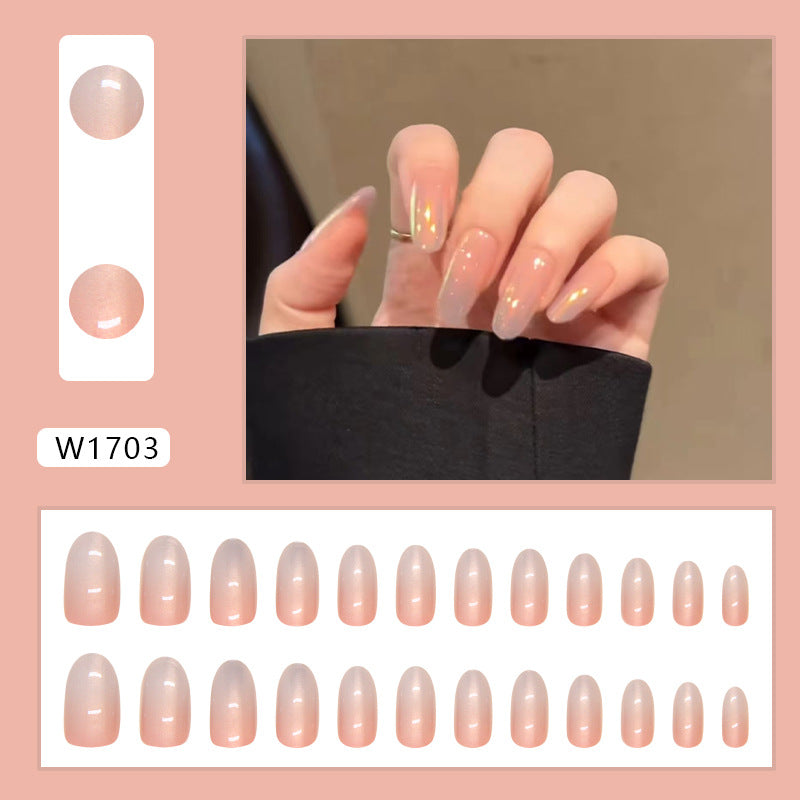 Gradient Fake Nails - 24Pcs