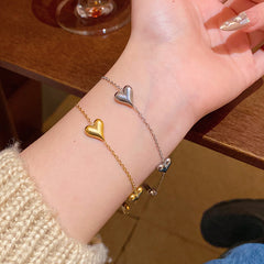 SBRAL03 - Heart Stainless Steel Bracelet