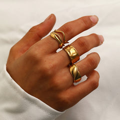 SRNG-12 - High-end Stainless Steel Ring - Adjustable