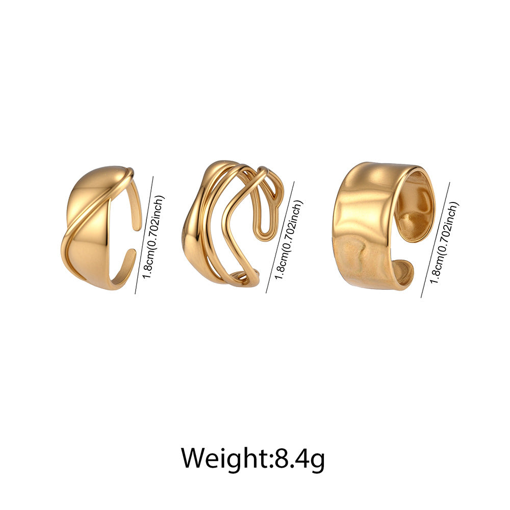 SRNG-12 - High-end Stainless Steel Ring - Adjustable