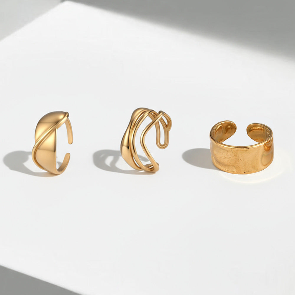 SRNG-12 - High-end Stainless Steel Ring - Adjustable