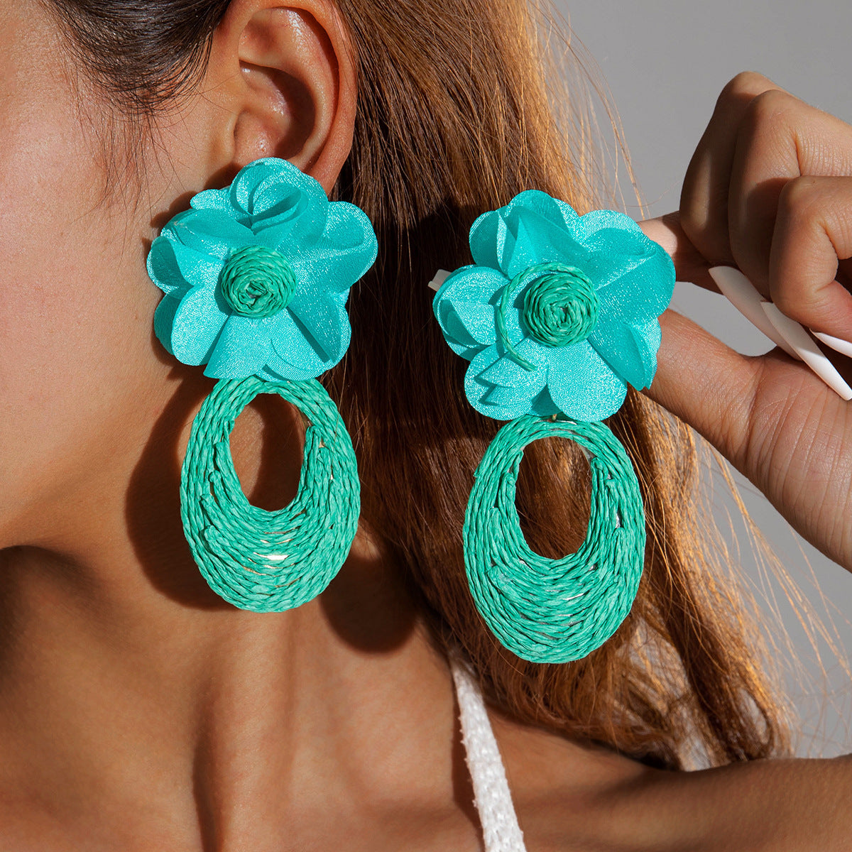 Island Vibes Floral Drop Earrings