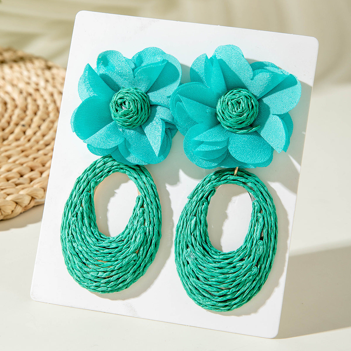 Island Vibes Floral Drop Earrings