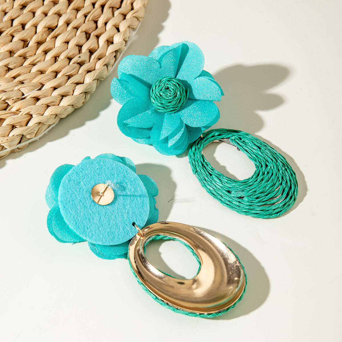 Island Vibes Floral Drop Earrings