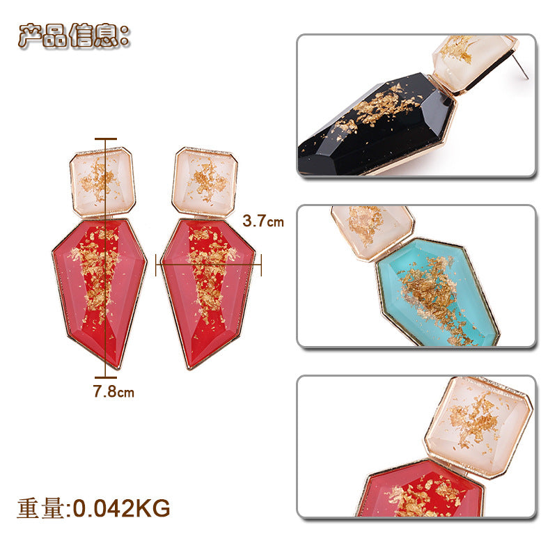 Luxury Geometric Statement Earrings