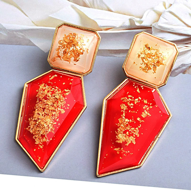 Luxury Geometric Statement Earrings