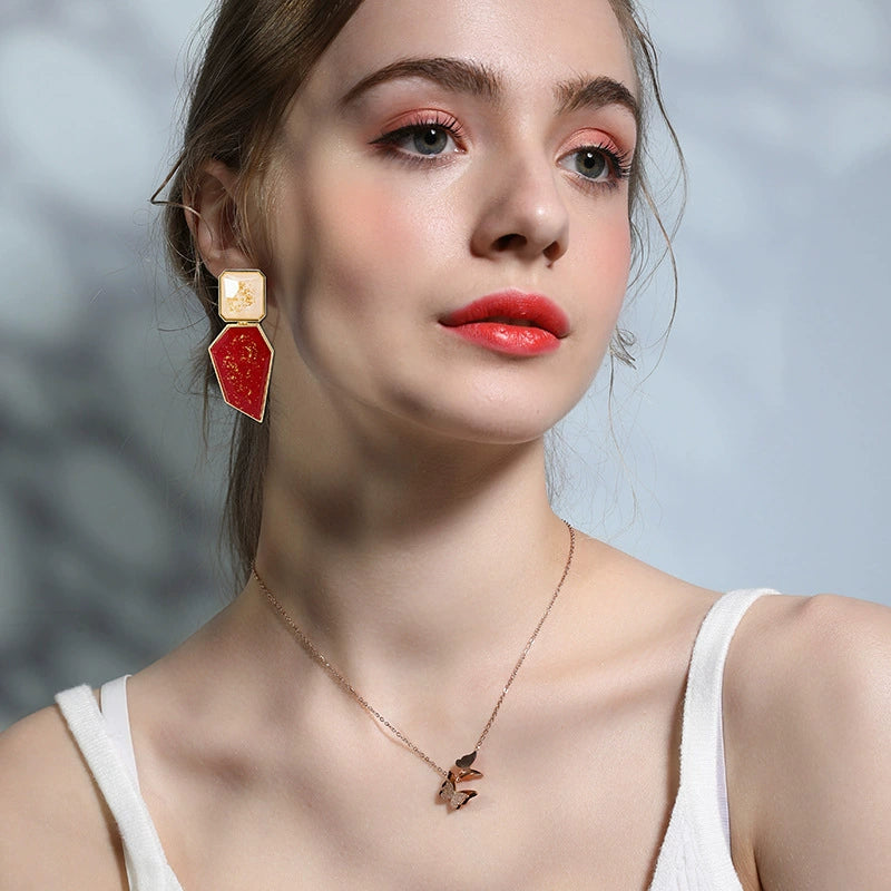 Luxury Geometric Statement Earrings