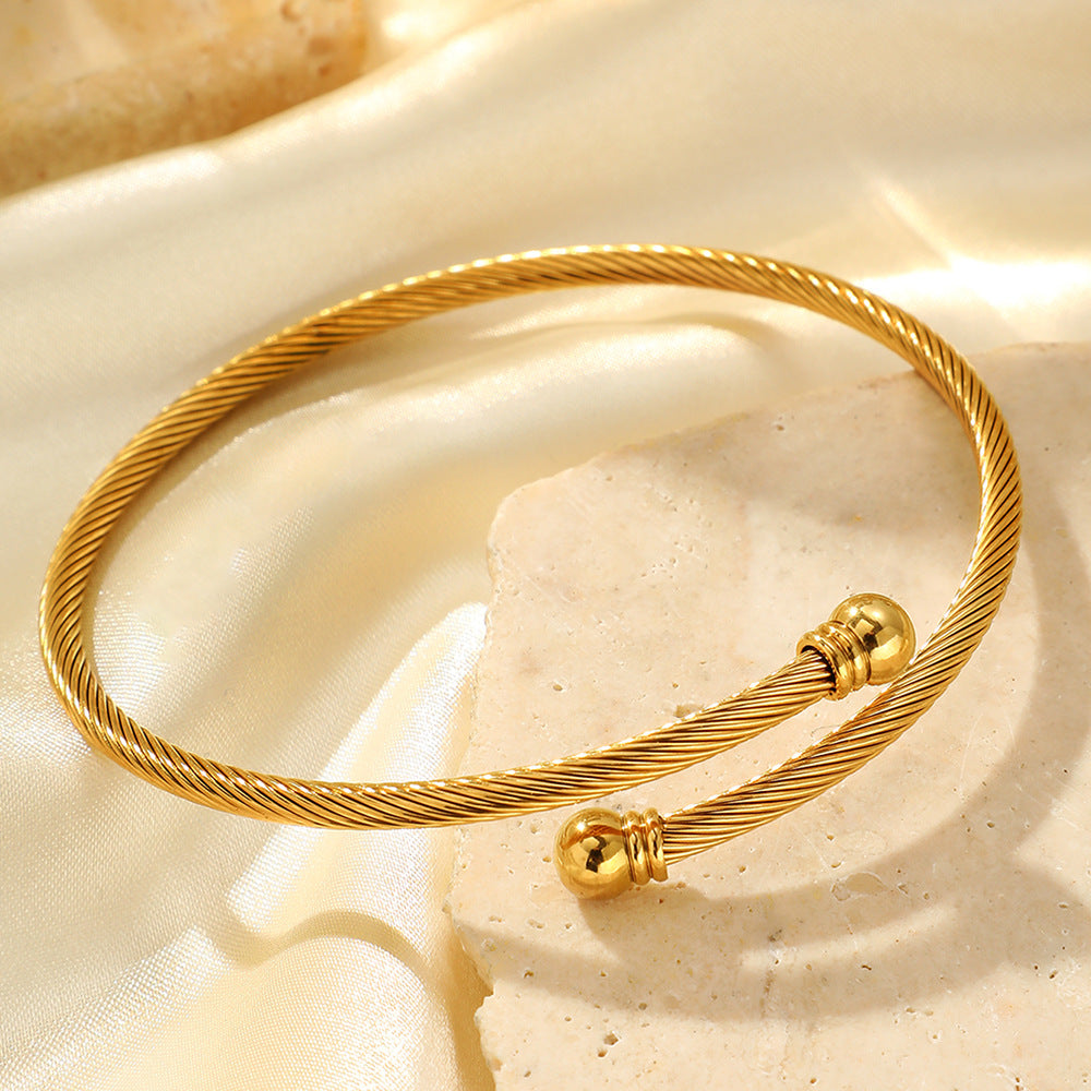 SBRAL07 - Metal Wire Stainless Steel Bracelet