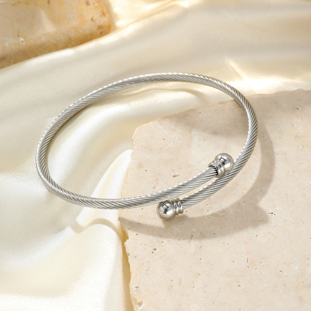 SBRAL07 - Metal Wire Stainless Steel Bracelet