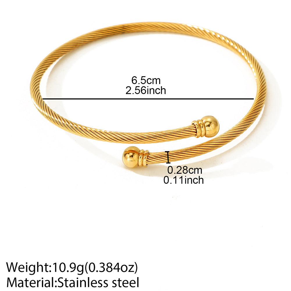 SBRAL07 - Metal Wire Stainless Steel Bracelet