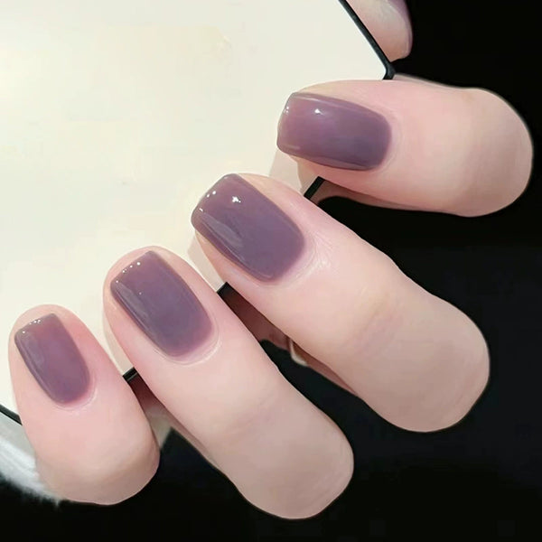 Misty Mauve Fake Nails  - 24Pcs