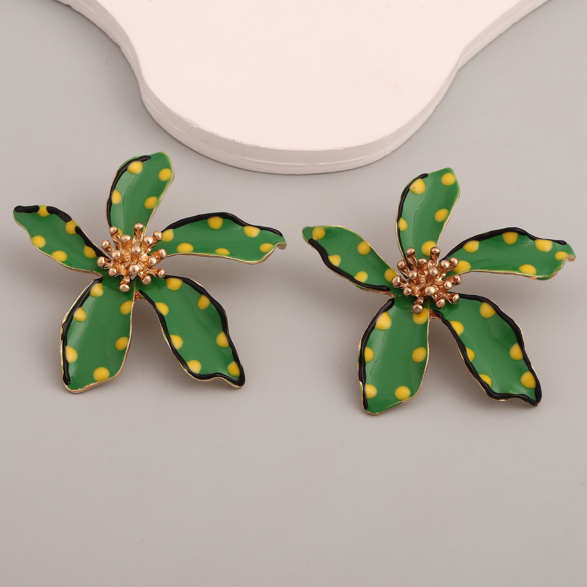 Multi-Color Flower Earrings
