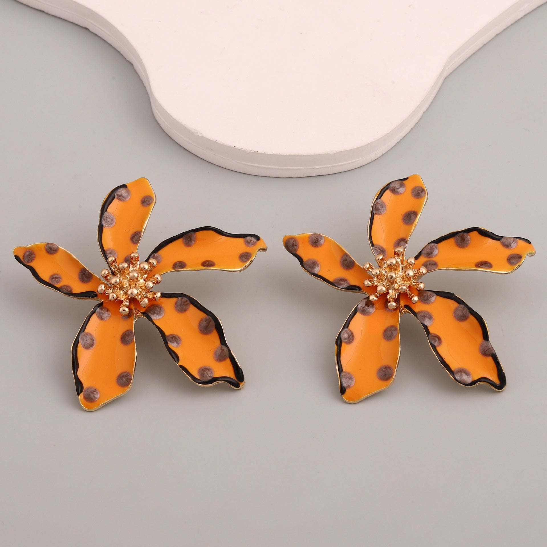 Multi-Color Flower Earrings