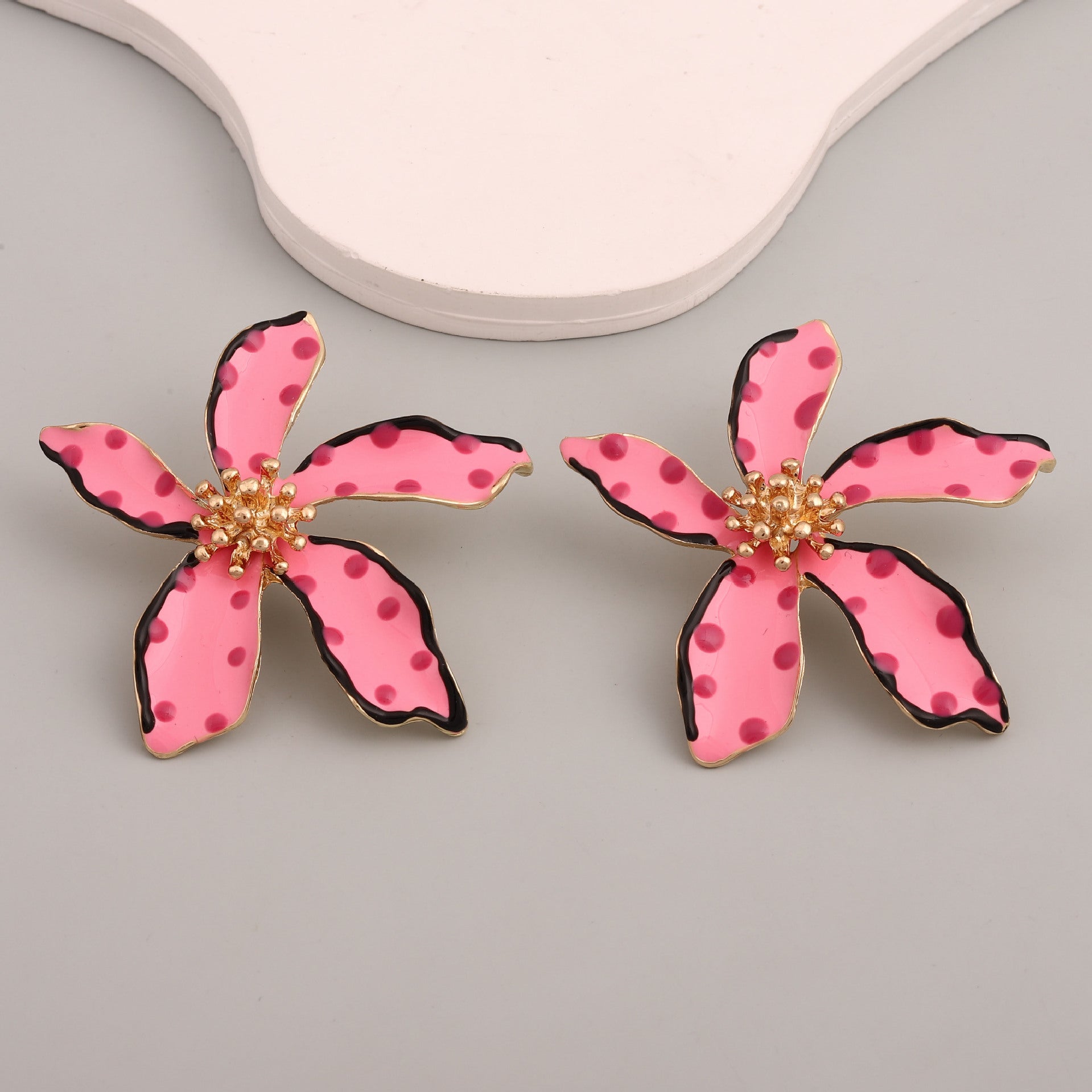 Multi-Color Flower Earrings