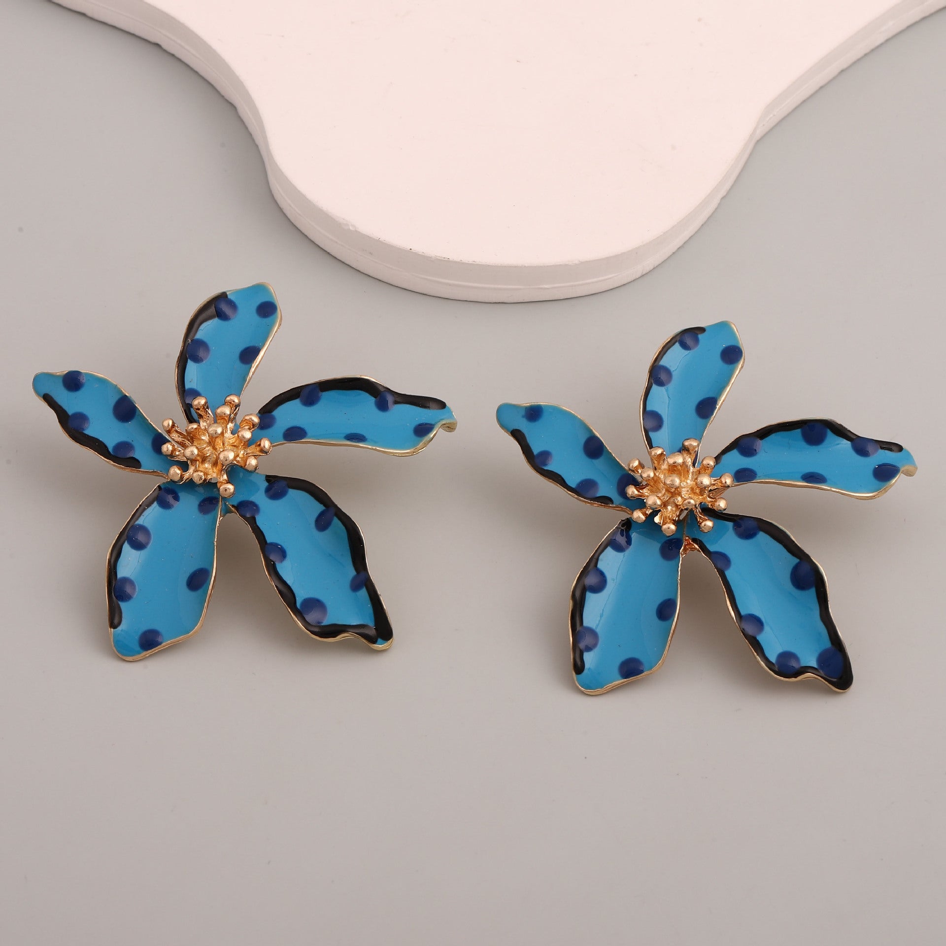 Multi-Color Flower Earrings