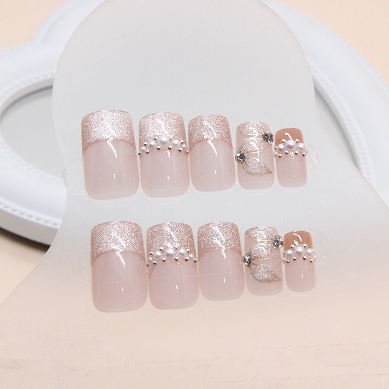 Nail 02 - Cat's Eye Ribbon (24Pcs) - Free Nail Kit Included