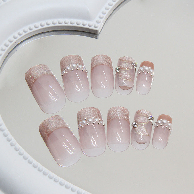 Nail 02 - Cat's Eye Ribbon (24Pcs) - Free Nail Kit Included