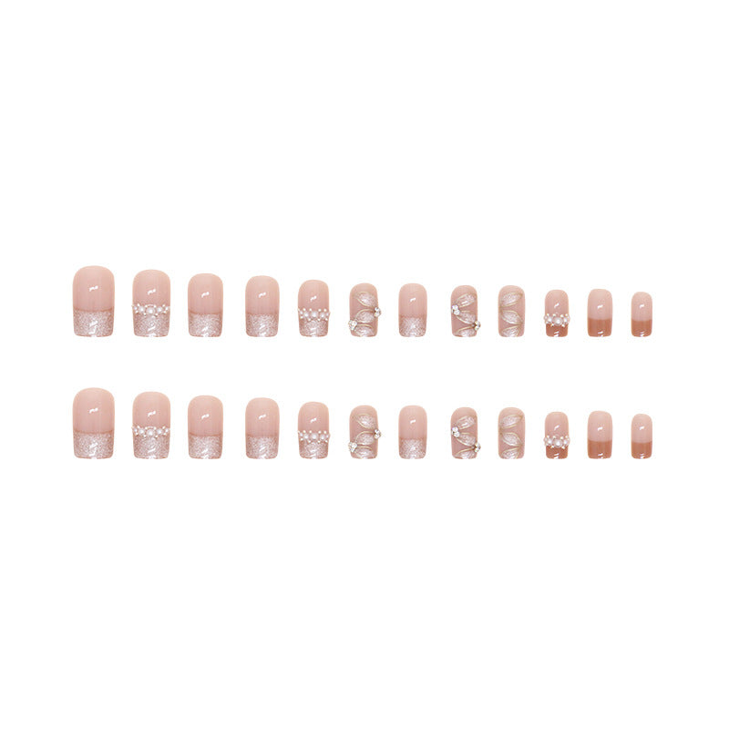 Nail 02 - Cat's Eye Ribbon (24Pcs) - Free Nail Kit Included