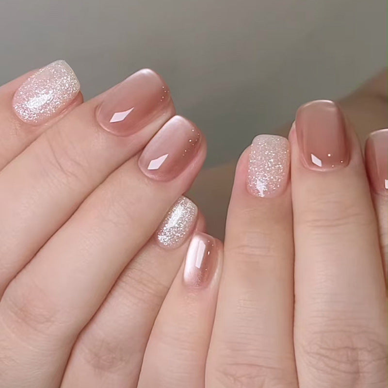 Nail 10 - Iced Bean Paste (24Pcs) - Free Nail Kit Included